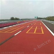 上海普陀區MMA彩色防滑路面施工視頻